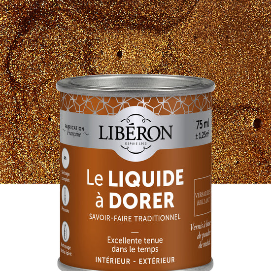 Pot de vernis Libéron Le Liquide à Dorer, teinte Versailles Brillant