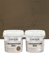 Pots de Reconstituant Bois Libéron, teinte Chêne Foncé