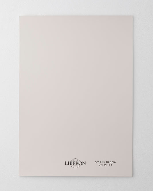 Échantillon de peinture 163 Faubourg Libéron, teinte Ambre Blanc