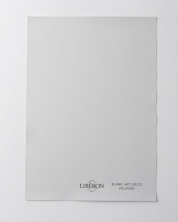 Échantillon de peinture 163 Faubourg Libéron, teinte Blanc Art Déco