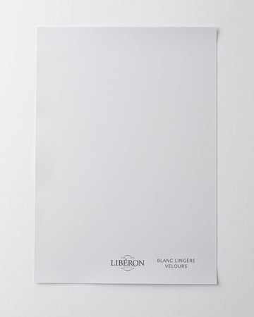 Échantillon de peinture 163 Faubourg Libéron, teinte Blanc Lingère