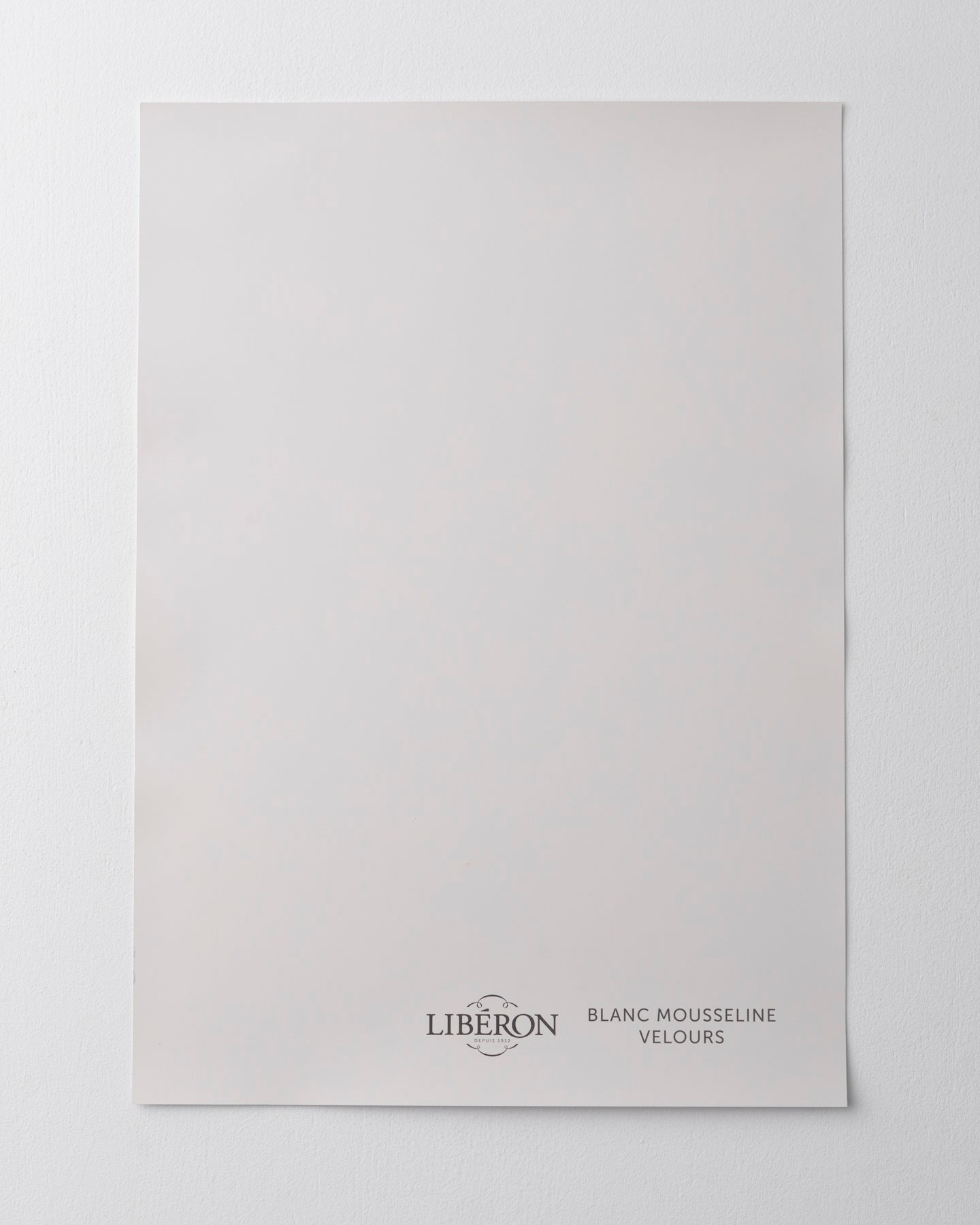 Échantillon de peinture 163 Faubourg Libéron, teinte Blanc Mousseline