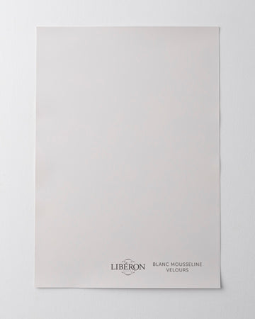 Échantillon de peinture 163 Faubourg Libéron, teinte Blanc Mousseline