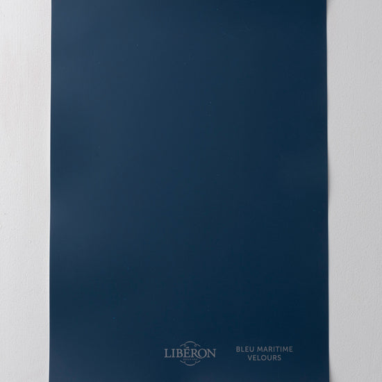 Échantillon de peinture 163 Faubourg Libéron, teinte Bleu Maritime