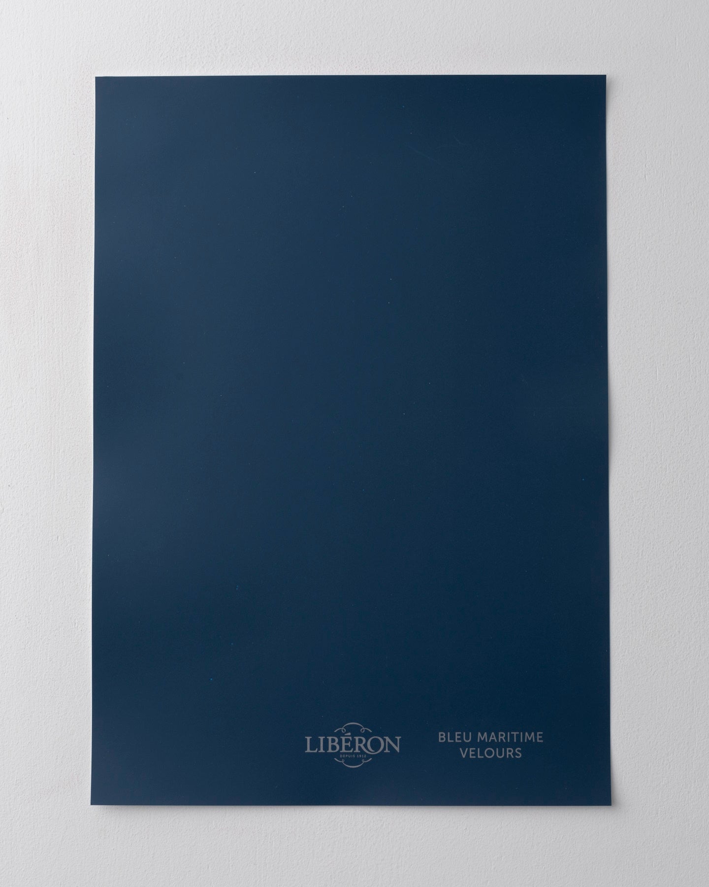 Échantillon de peinture 163 Faubourg Libéron, teinte Bleu Maritime