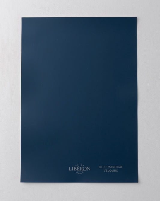 Échantillon de peinture 163 Faubourg Libéron, teinte Bleu Maritime