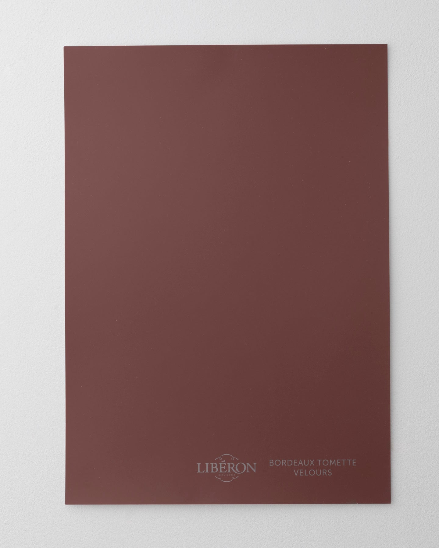 Échantillon de peinture 163 Faubourg Libéron, teinte Bordeaux Tomette