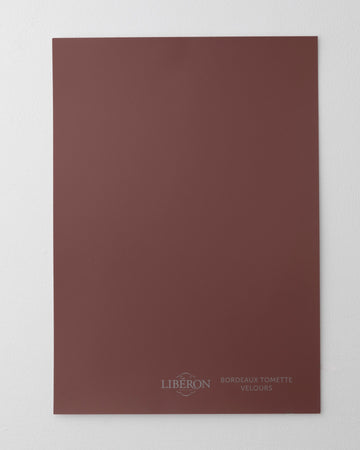 Échantillon de peinture 163 Faubourg Libéron, teinte Bordeaux Tomette