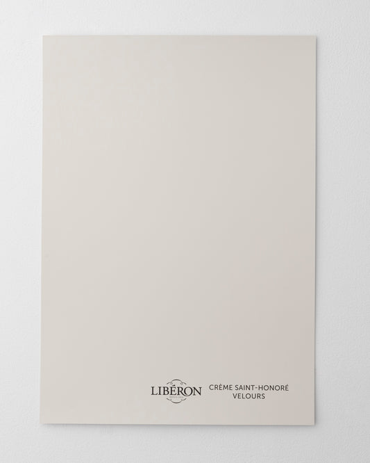 Échantillon de peinture 163 Faubourg Libéron, teinte Crème Saint-Honoré