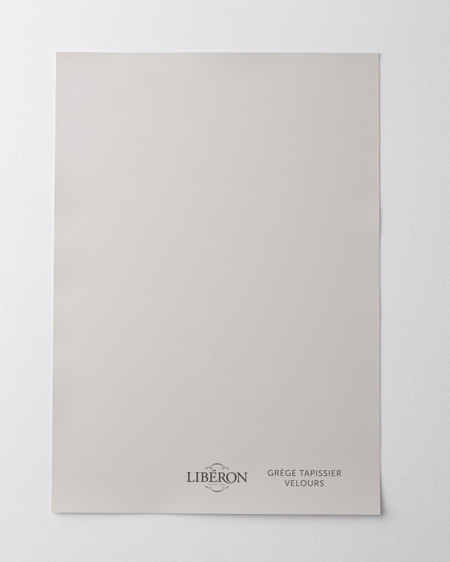 Échantillon de peinture 163 Faubourg Libéron, teinte Grège Tapissier