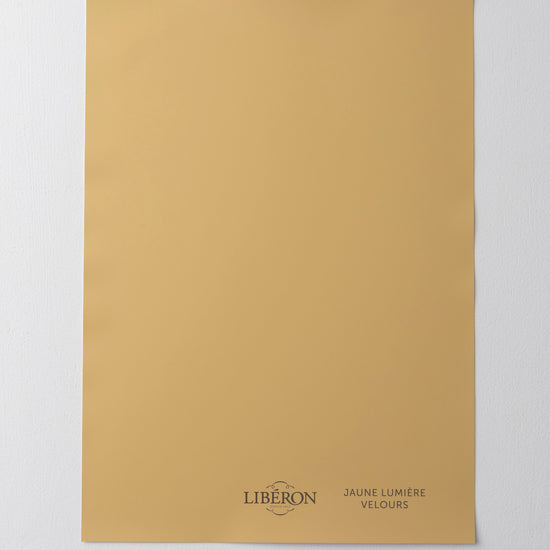 Échantillon de peinture 163 Faubourg Libéron, teinte Jaune Lumière