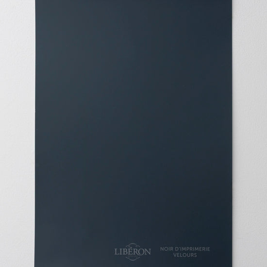 Échantillon de peinture 163 Faubourg Libéron, teinte Noir d'Imprimerie