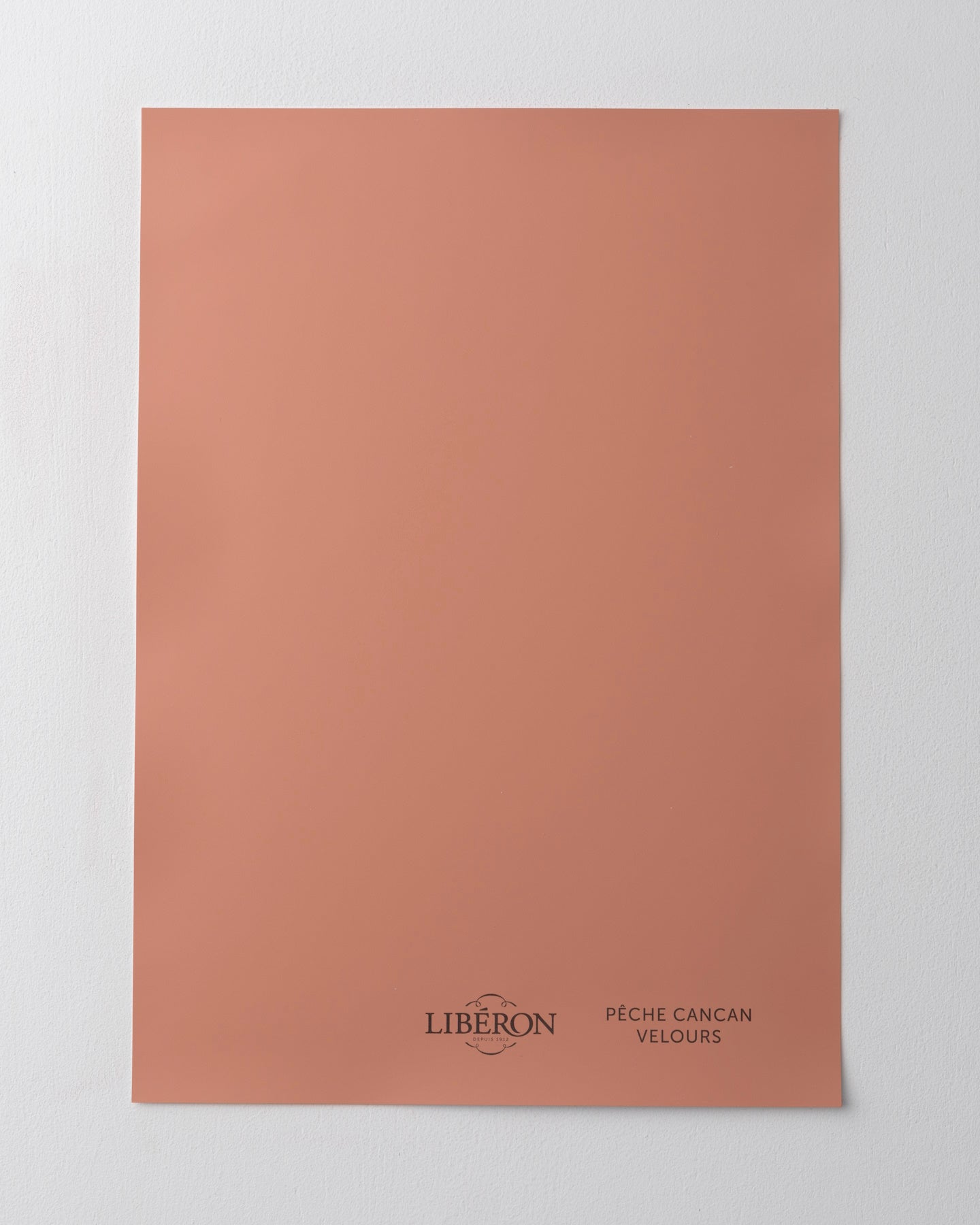 Échantillon de peinture 163 Faubourg Libéron, teinte Pêche Cancan