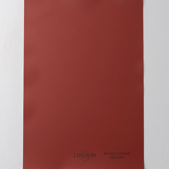 Échantillon de peinture 163 Faubourg Libéron, teinte Rouge Lyrique