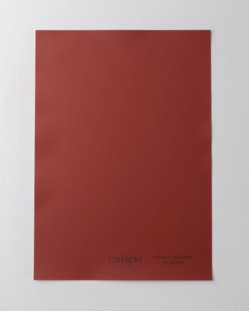 Échantillon de peinture 163 Faubourg Libéron, teinte Rouge Lyrique
