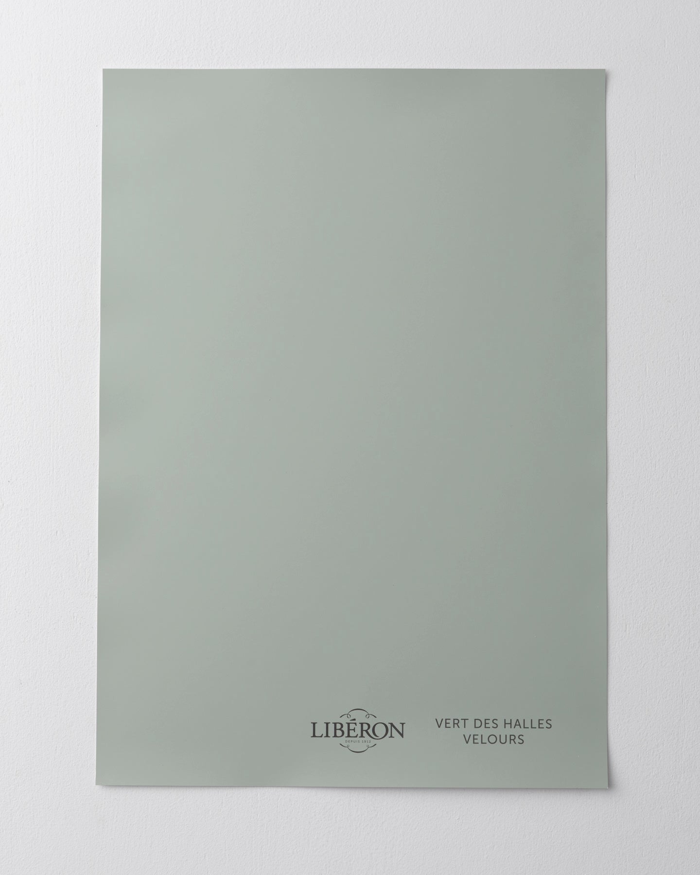 Échantillon de peinture 163 Faubourg Libéron, teinte Vert des Halles
