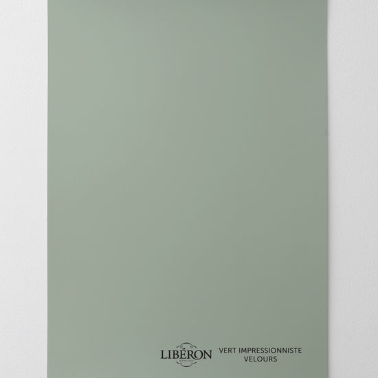 Échantillon de peinture 163 Faubourg Libéron, teinte Vert Impressionniste