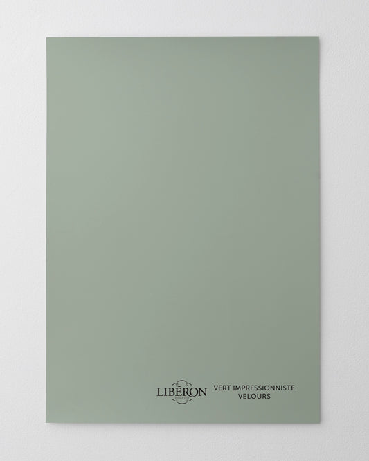 Échantillon de peinture 163 Faubourg Libéron, teinte Vert Impressionniste