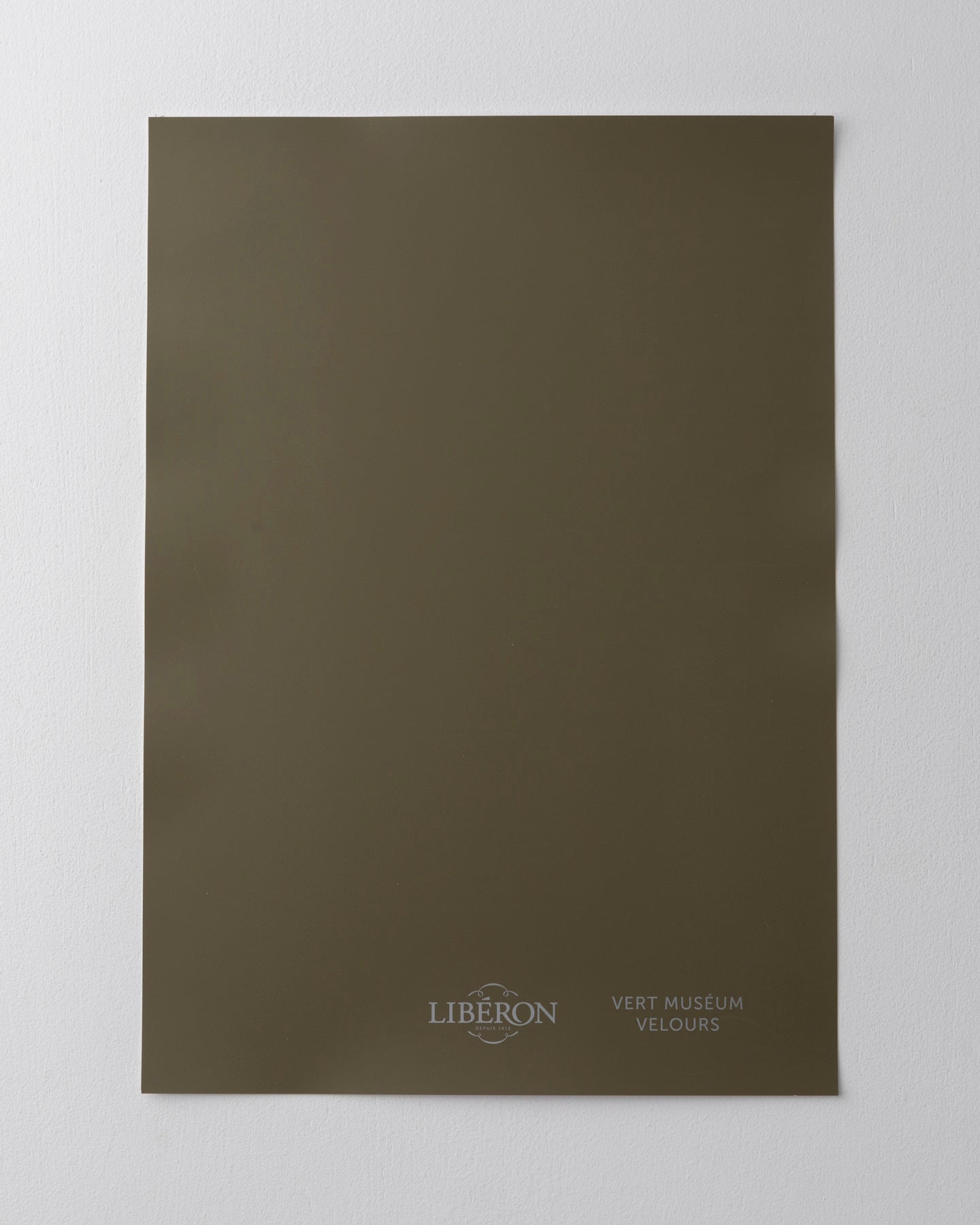 Échantillon de peinture 163 Faubourg Libéron, teinte Vert Muséum