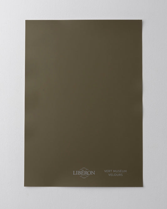 Échantillon de peinture 163 Faubourg Libéron, teinte Vert Muséum