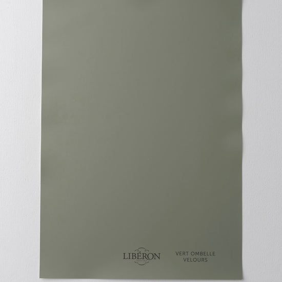 Échantillon de peinture 163 Faubourg Libéron, teinte Vert Ombelle