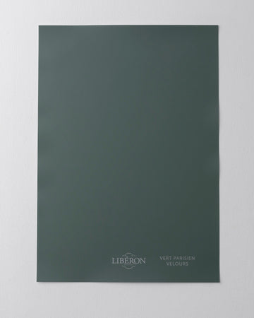 Échantillon de peinture 163 Faubourg Libéron, teinte Vert Parisien