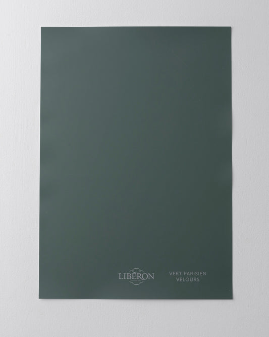 Échantillon de peinture 163 Faubourg Libéron, teinte Vert Parisien