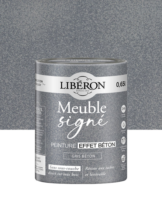 Peinture Meuble Signé - Effet Béton