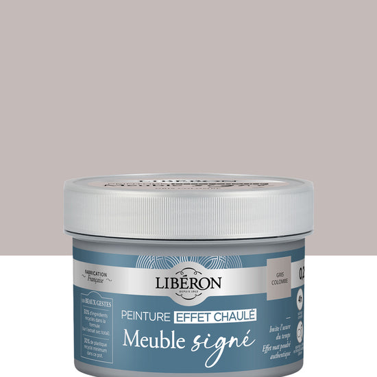 Pot de peinture à effet Libéron L'Effet Chaulé, teinte Gris Colombe