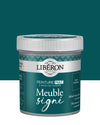 Pot de peinture meubles Libéron Meuble Signé, teinte Bleu Pétrole, aspect mat profond
