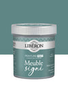 Pot de peinture meubles Libéron Meuble Signé, teinte Bleu Sarcelle, aspect mat profond