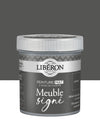 Pot de peinture meubles Libéron Meuble Signé, teinte Cendre, aspect mat profond