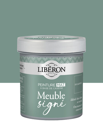 Pot de peinture meubles Libéron Meuble Signé, teinte Eucalyptus, aspect mat profond