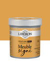 Pot de peinture meubles Libéron Meuble Signé, teinte Miel Ambré, aspect mat profond