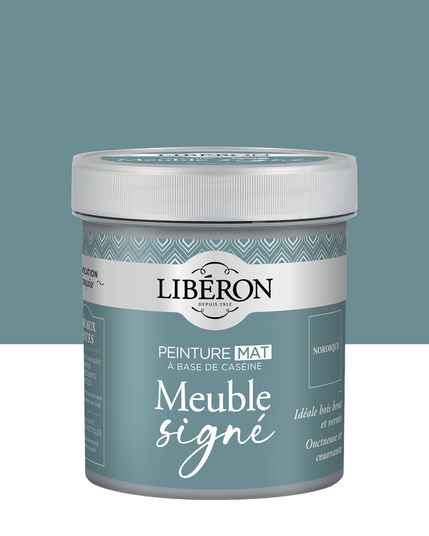 Pot de peinture meubles Libéron Meuble Signé, teinte Nordique, aspect mat profond