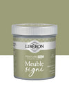 Pot de peinture meubles Libéron Meuble Signé, teinte Vert de Gris, aspect mat profond
