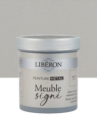 Pot de peinture meuble Libéron Meuble Signé, teinte Argent Brillant aspect Métal