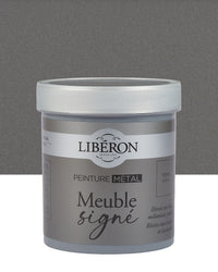 Pot de peinture meuble Libéron Meuble Signé, teinte Étain Brillant aspect Métal
