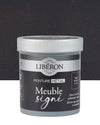 Pot de peinture meuble Libéron Meuble Signé, teinte New Black Brillant aspect Métal
