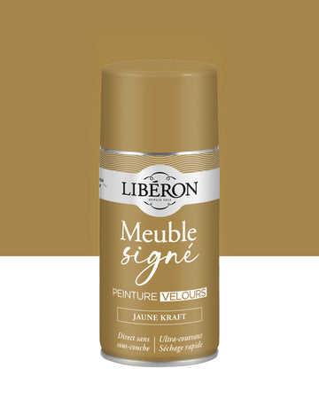 Aérosol - Peinture Meuble Signé - Velours - JAUNE KRAFT
