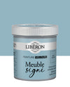 Pot de peinture meuble Libéron Meuble Signé, teinte Bleu Céleste aspect Velours