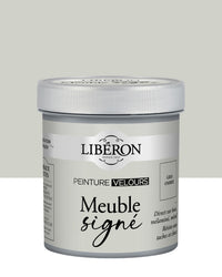 Pot de peinture meuble Libéron Meuble Signé, teinte Gris Ombré aspect Velours