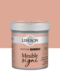 Pot de peinture meuble Libéron Meuble Signé, teinte Marbre Rose aspect Velours