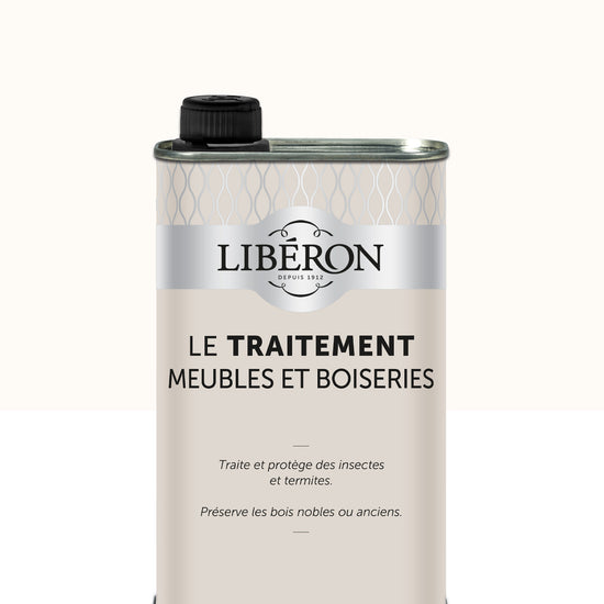 Pot de Traitement Meubles et Boiseries Libéron, teinte Incolore