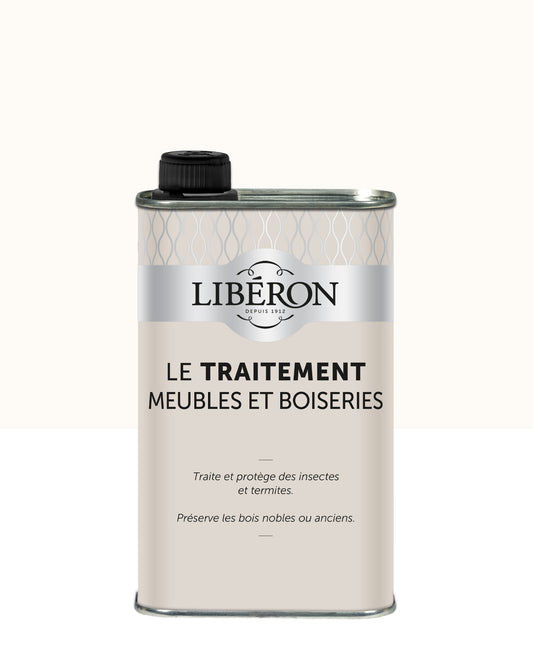 Pot de Traitement Meubles et Boiseries Libéron, teinte Incolore