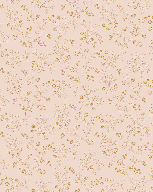 Dessin du papier peint Velours de Papier, motif Belle Jeanne n°2