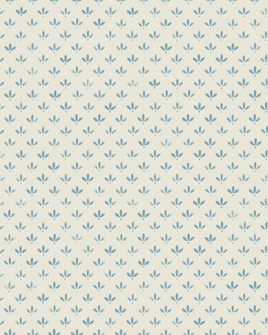 Dessin du papier peint Velours de Papier, motif Florette n°1