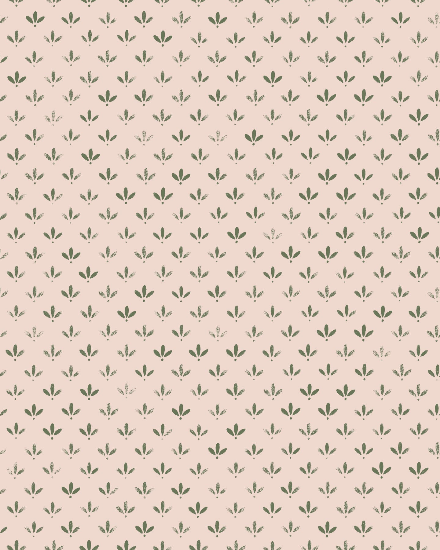 Dessin du papier peint Velours de Papier, motif Florette n°2