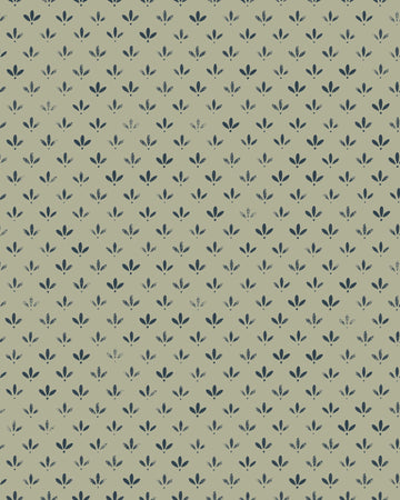 Dessin du papier peint Velours de Papier, motif Florette n°3