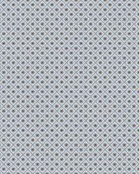 Papier peint Libéron Maître Domino n°2, motif géométrique gris à petites fleurs répétées.